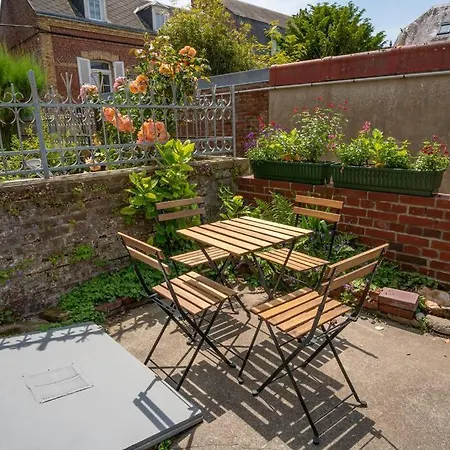 La Bicoque - Maison De Pecheur - Cour Ext Hébergement de vacances Étretat